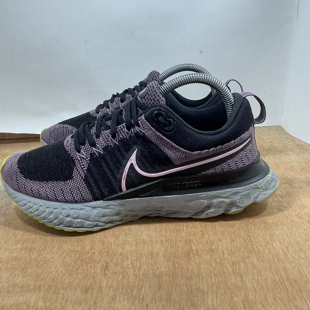 Nike React Infinity Run FK 2 Women Size 9 Purple CT2423-500 Running Gym Shoes